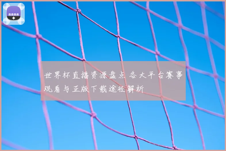 世界杯直播资源盘点 各大平台赛事观看与正版下载途径解析